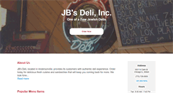 Desktop Screenshot of jbsdelichicago.com